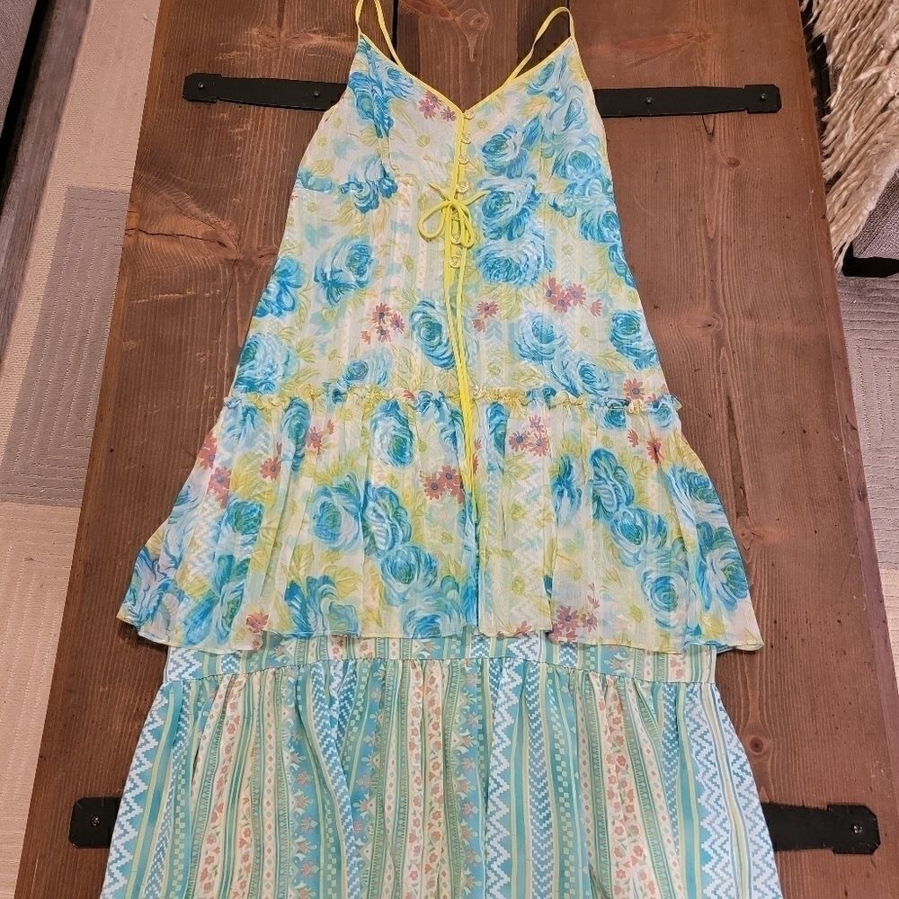 Tracy Reese Silk Midi Dress Quirky Cool size 6